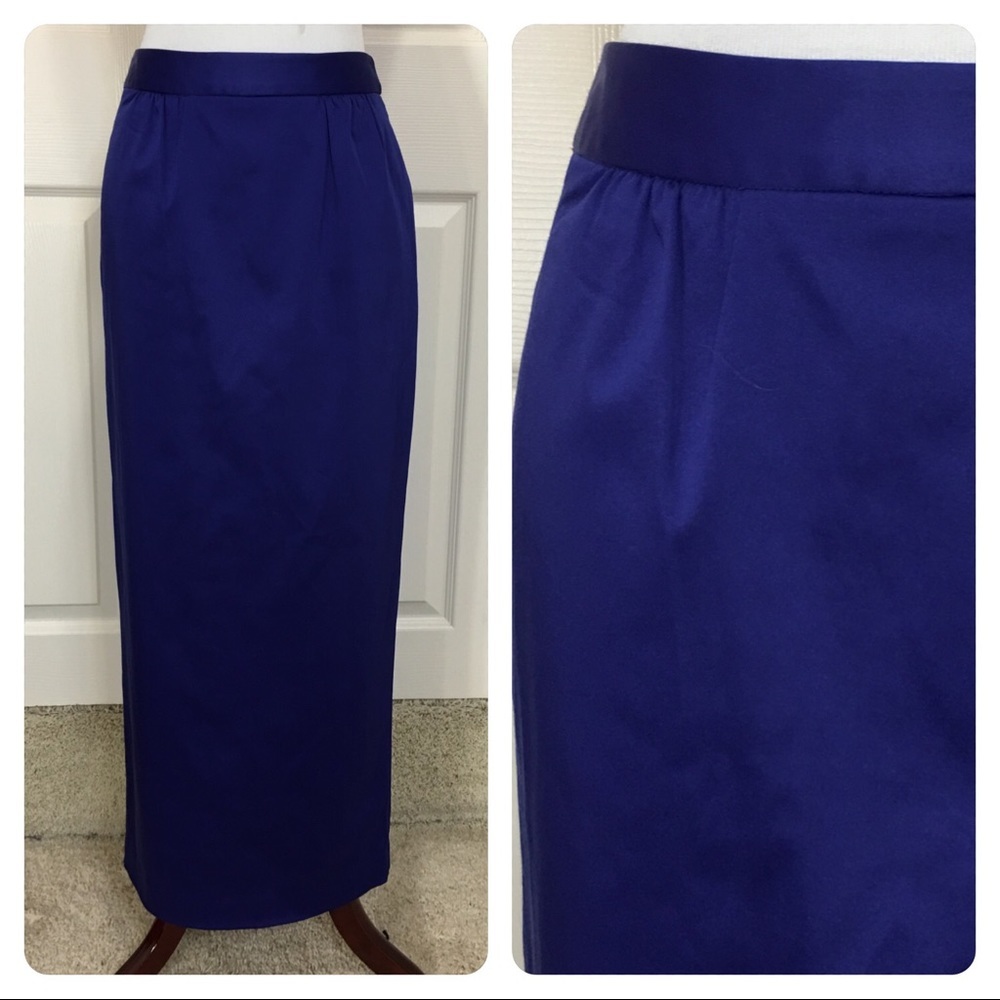 NWT! Talbots royal blue skirt